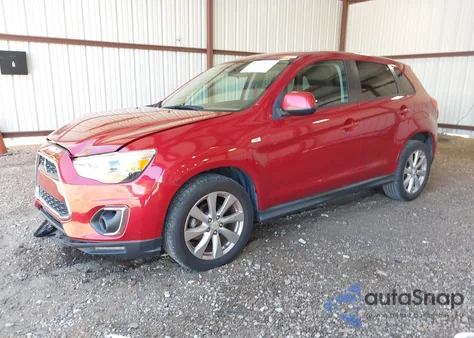 2015 Mitsubishi Outlander Sport Es from USA, damaged, VIN 4A4AP3AU5FE057611